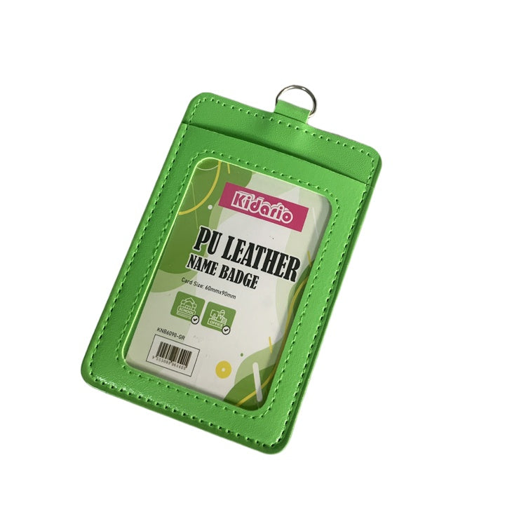 Kidario PU 仿皮卡套 | 雙面可用 60×90mm 證件適用 12 色可選