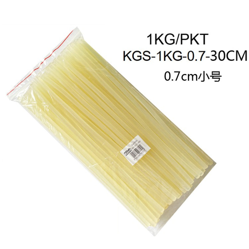 Kidario 熱熔膠條 | KGS-1KG-0.7/1.1-30CM 大小號 1KG / 包 适配熱熔膠槍