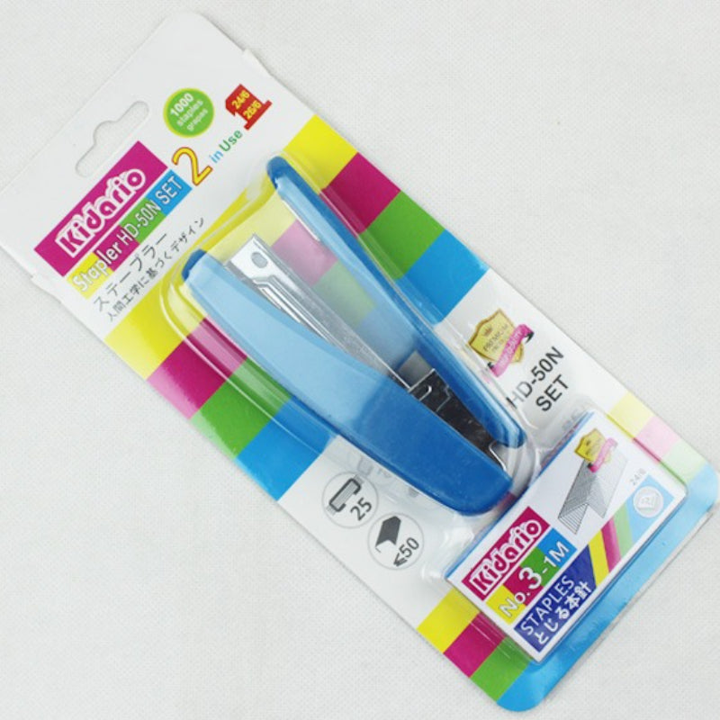 Kidario HD-50N SET 2 用訂書機套裝（兼容 24/6/26/6 釘25張80g紙 ）