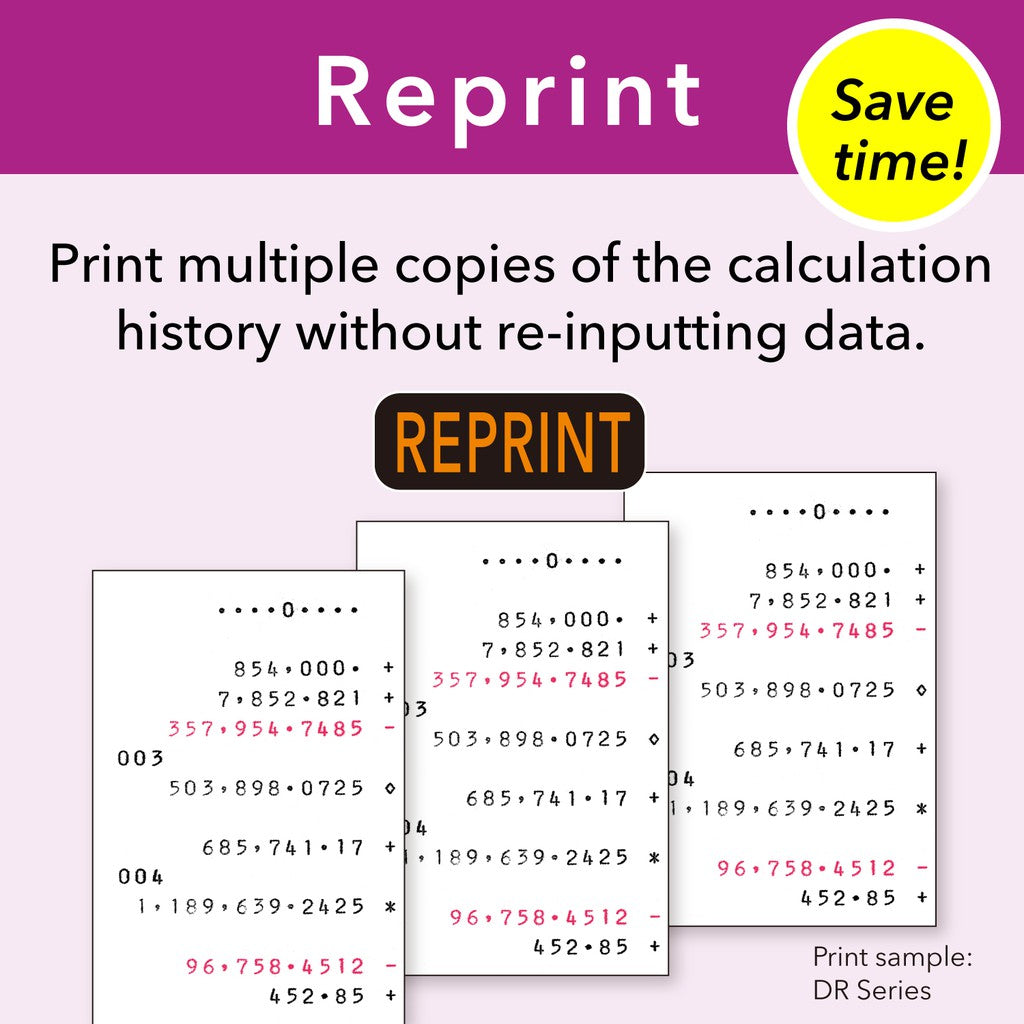 Casio HR-8RC 黑色打印計算器 / 12 位收銀機