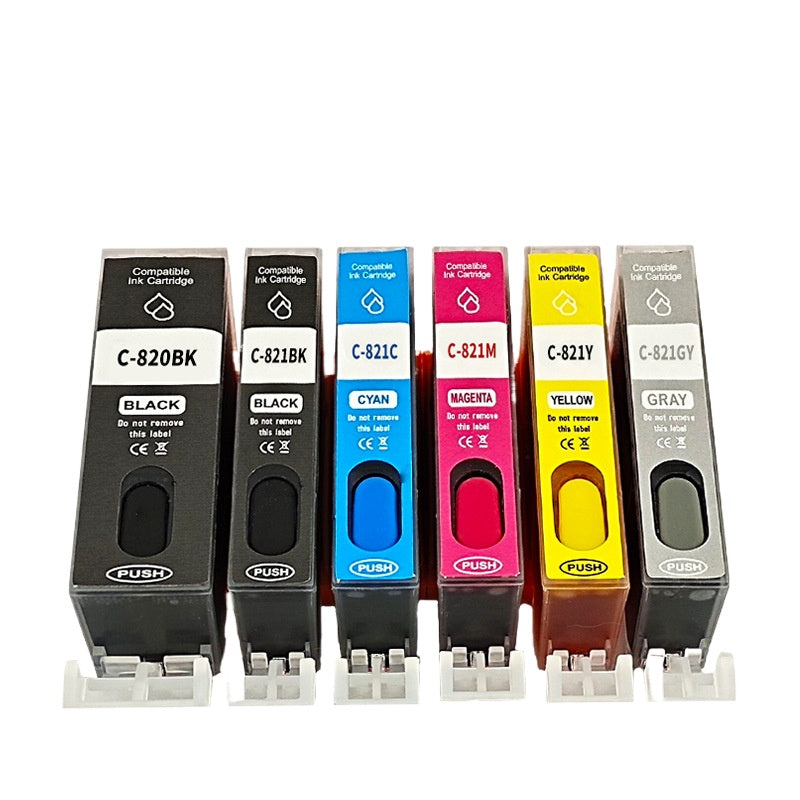 Canon PGI - 820 CLI - 821 優質填充墨盒｜自動復位晶片 可重複加墨｜MP545 MP628 MP988