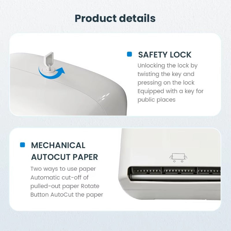 SVAVO ZM-062 壁掛式機械紙巾分配器 - 大卷紙專用 現代簡約款 多色可選