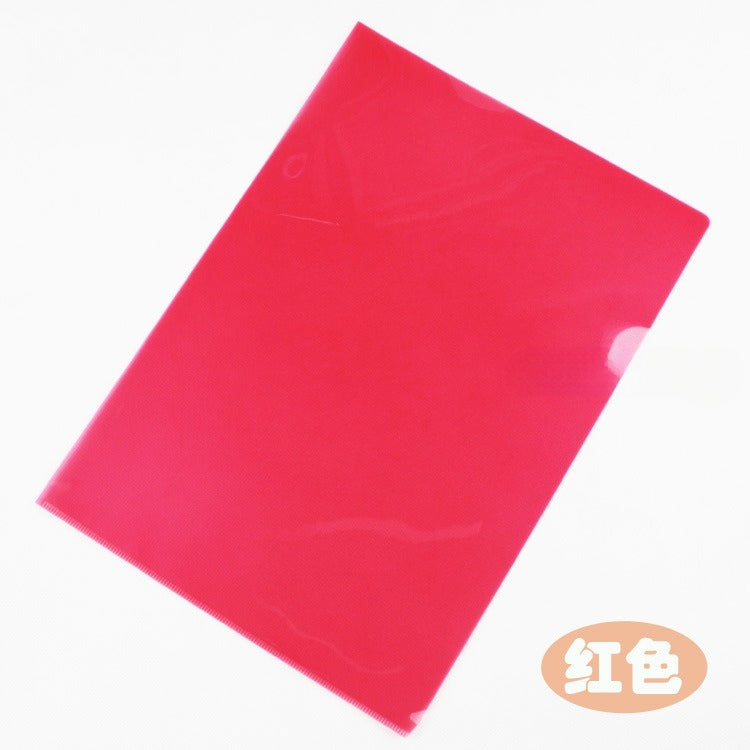 Kidario E310 - 20C L 型透明色資料袋（可放 A4 文件）