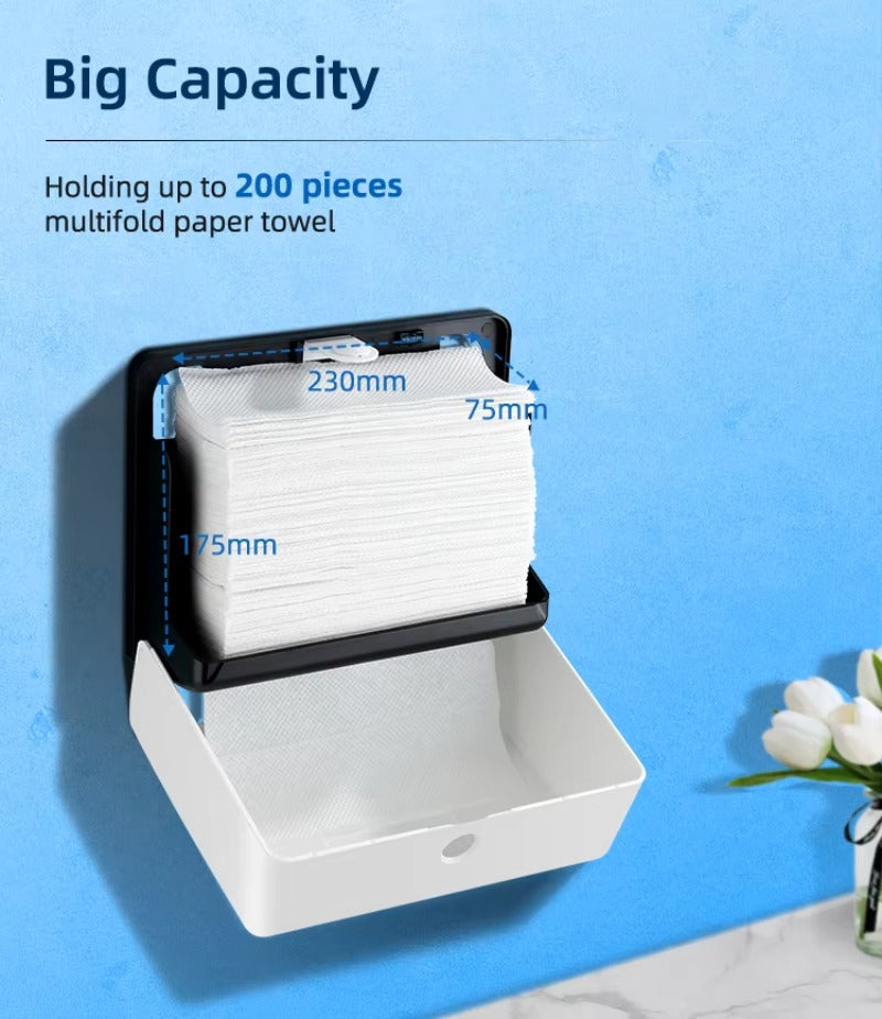 SVAVO V-TH15 壁掛式紙巾架 - 塑料材質 現代風格（16 個 / 箱）