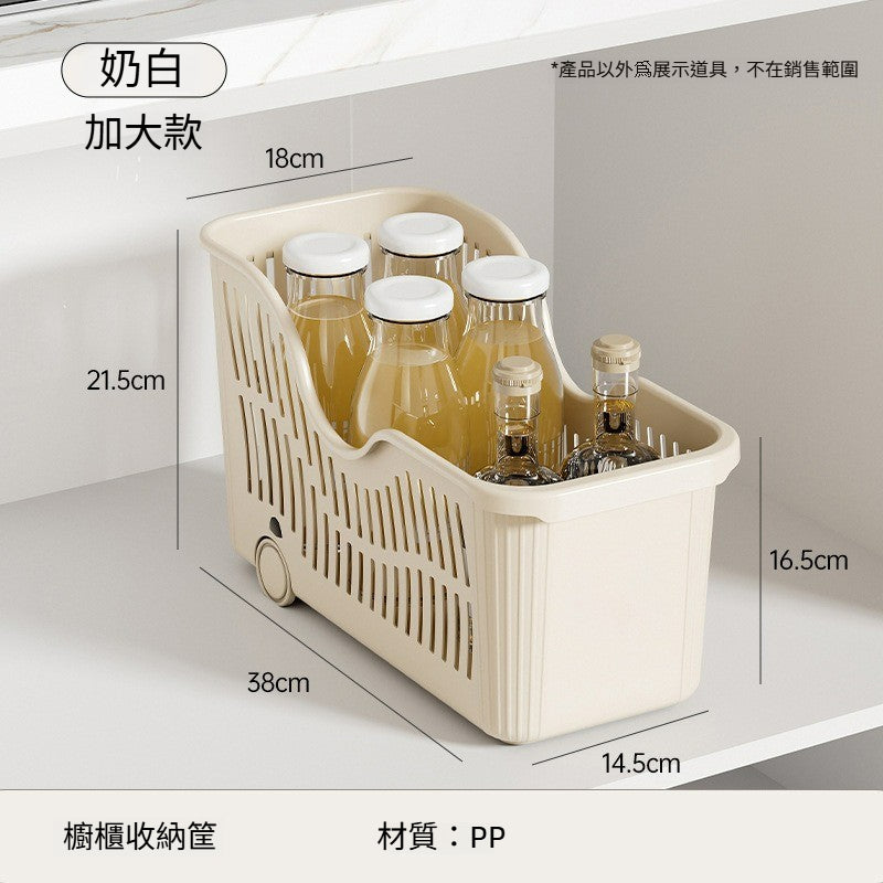 廚房多功能鍋蓋架置物架｜塑膠調味品鍋具收納架 櫥櫃收納盒 屋企廚房省位神器