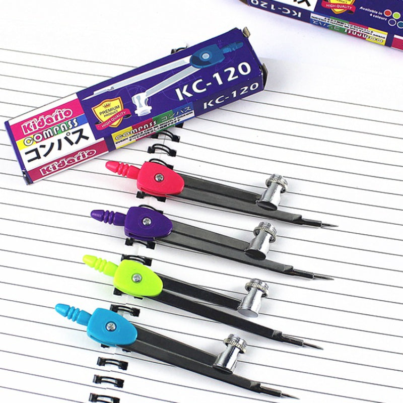Kidario KC-120 圓規 | 可夾筆 | 優質款 畫圖精準