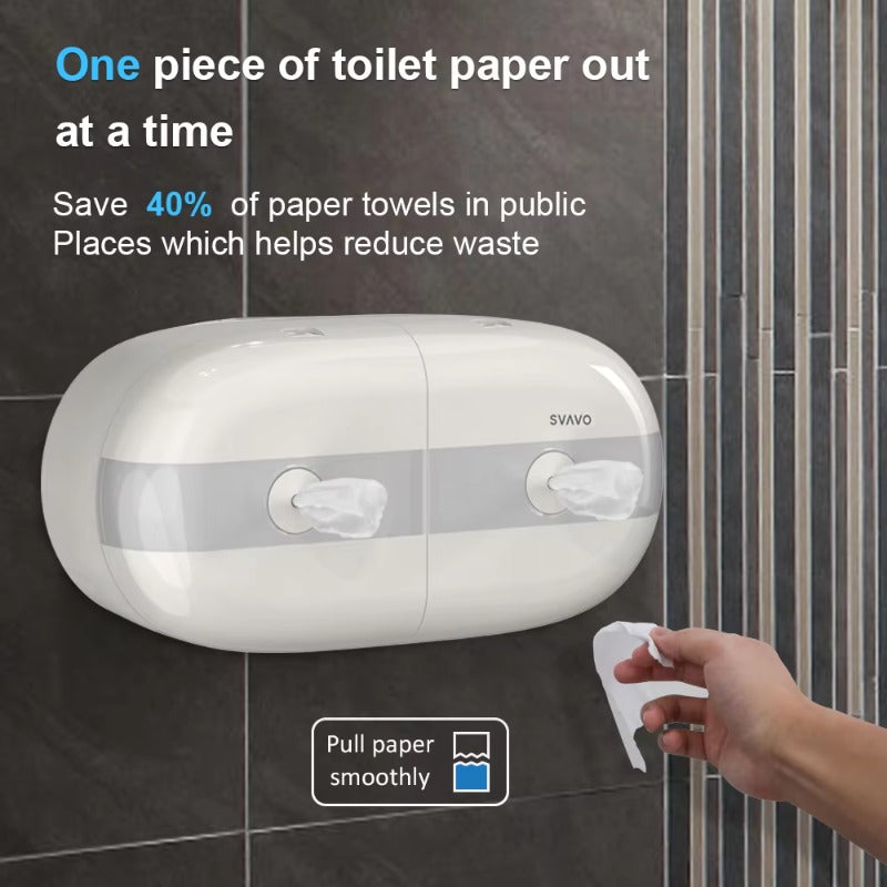 SVAVO ZM-066D 商用浴室壁掛式卷紙架 - 現代簡約款 多色可選